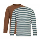 T-skjorte LS (2-pack) Toffee Minymo thumbnail