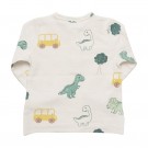 T-skjorte Baby Langermet Sweat Dinosaurer Birch Minymo thumbnail