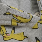Minymo Genser Barn Sweat Langermet Hette Pikachu Grey Melange (Kun str 98 og 110) thumbnail