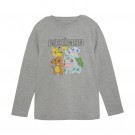 Minymo T-skjorte Barn Langermet Pocémon Light Grey Melange thumbnail