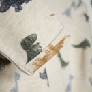 Minymo T-skjorte Baby Langermet Sweat Dinosaur Beige Melange thumbnail