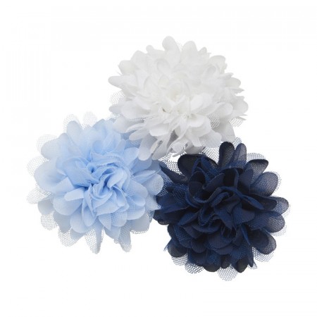 Nyhet blomsterpin 3-pack Xenon Blue Creamie